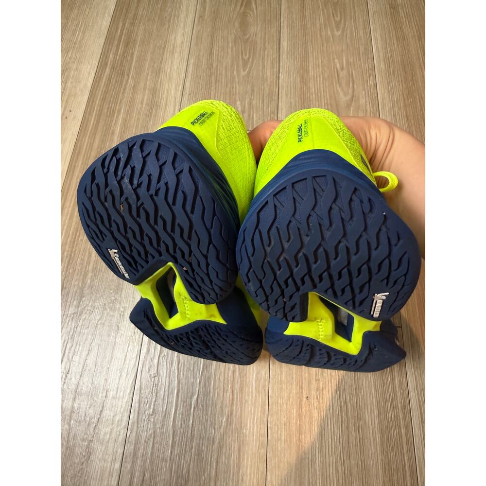 Babolat Jet Mach PKL Men 10.5 Neon Yellow Blue Michelin Pickleball Shoes - Picture 10 of 11